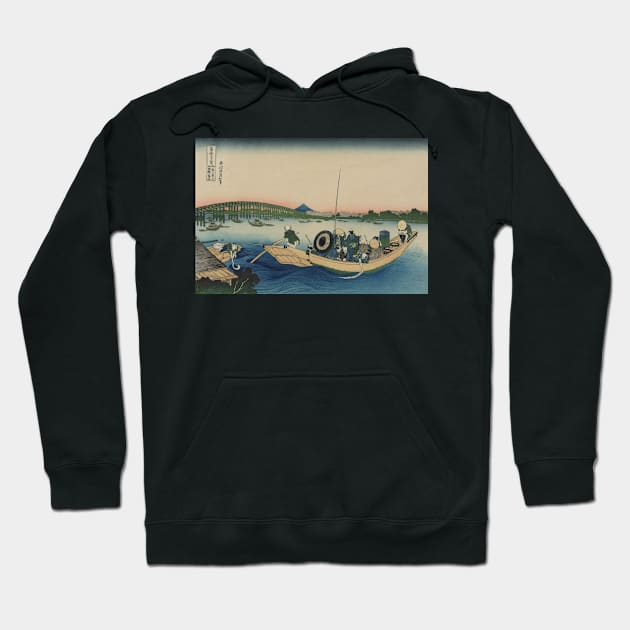 Sunset across the Sumida River Japan Hoodie by GTC_Design